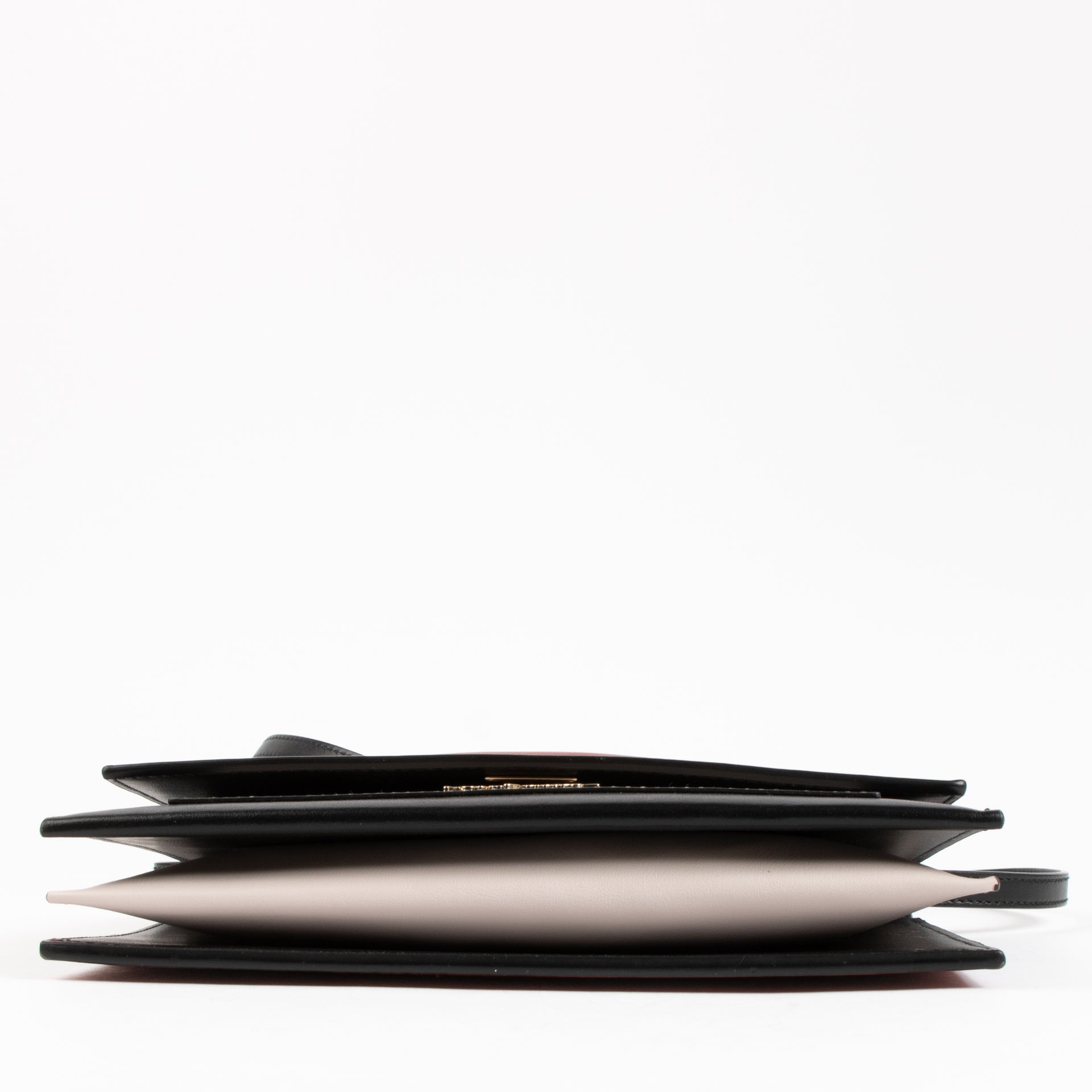 Ferragamo Tricolor Leather Shoulder Bag