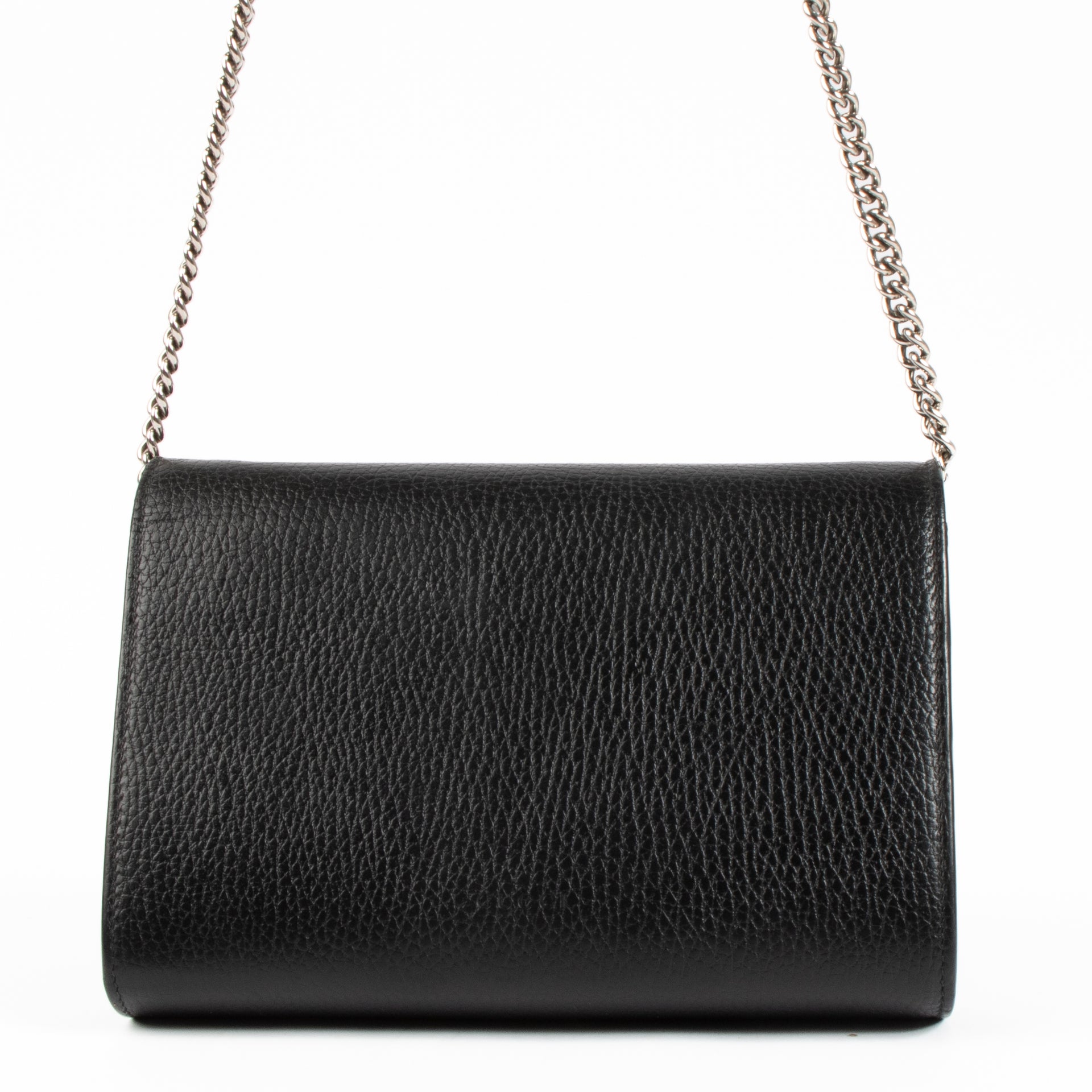 Gucci Black Leather Dionysus Wallet On Chain