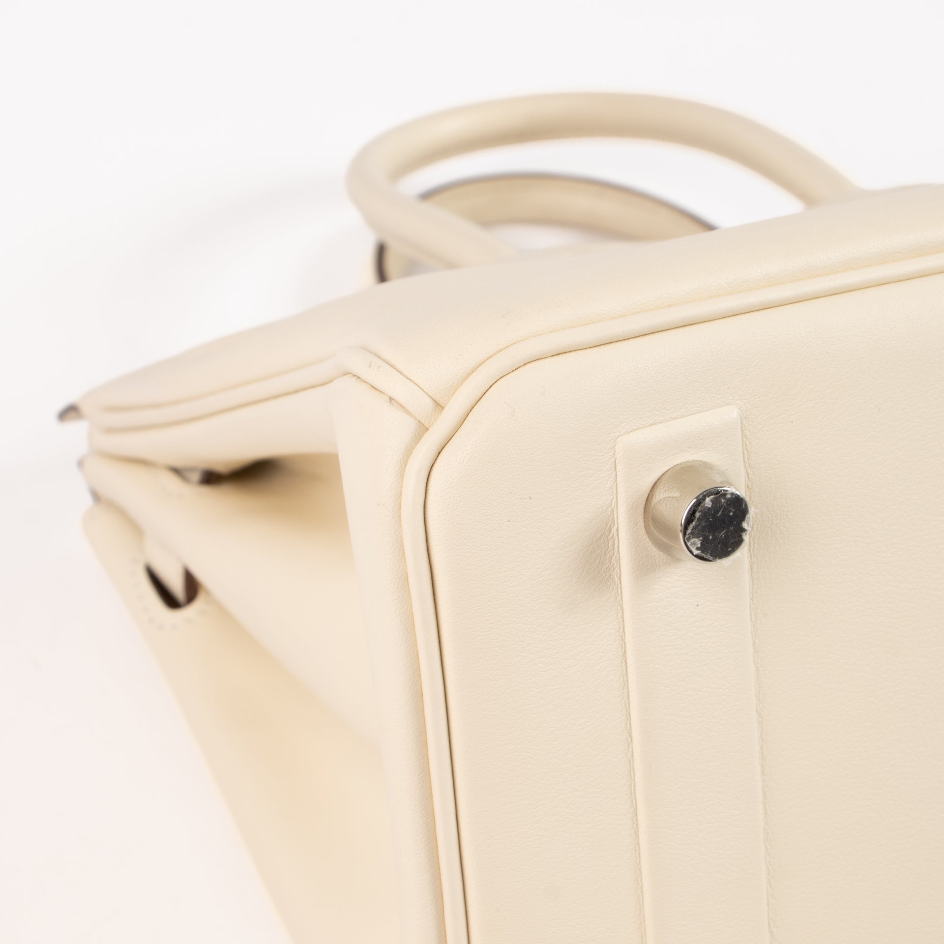 Hermès Birkin 25 Shadow Craie Swift PHW