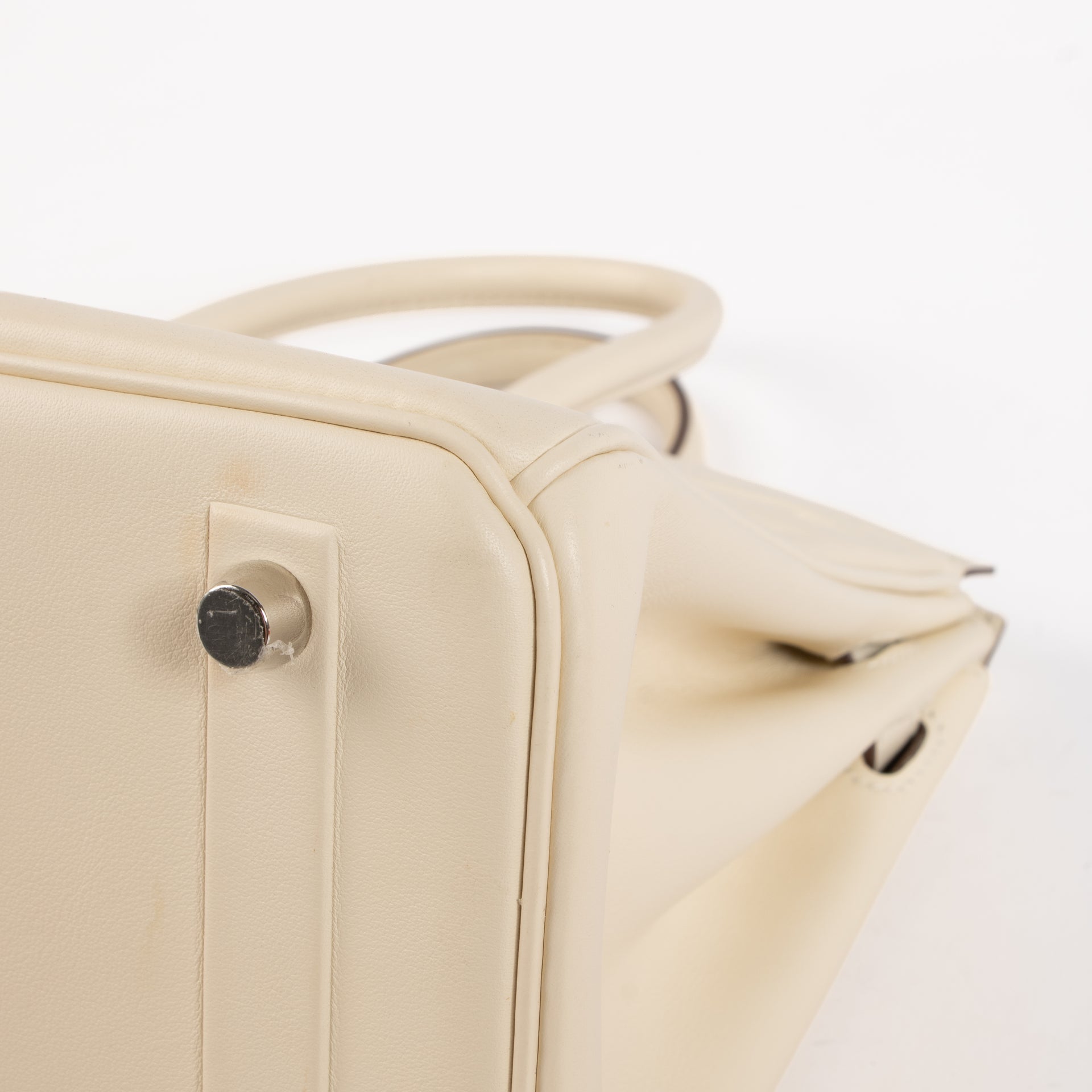 Hermès Birkin 25 Shadow Craie Swift PHW
