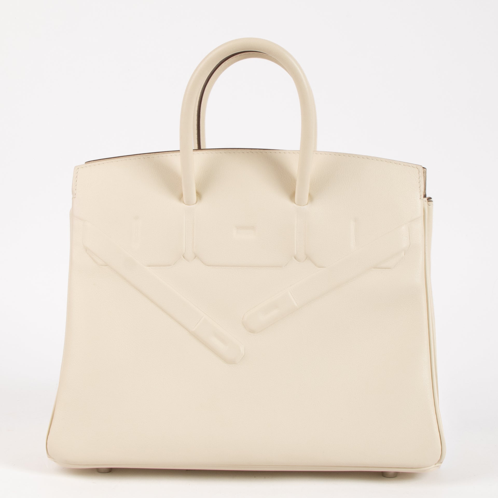 Hermès Birkin 25 Shadow Craie Swift PHW
