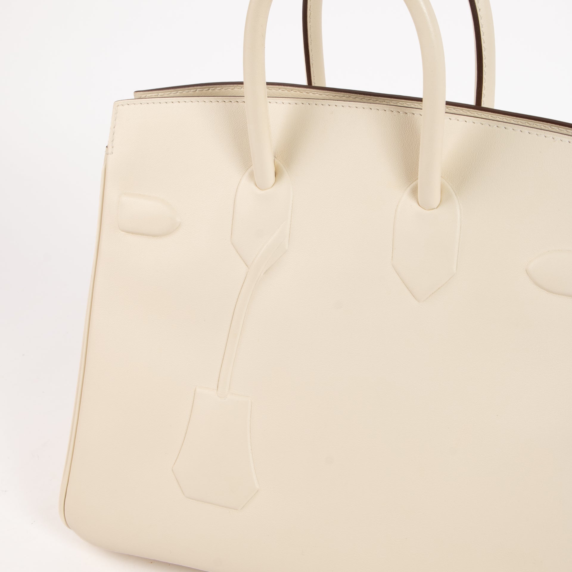 Hermès Birkin 25 Shadow Craie Swift PHW