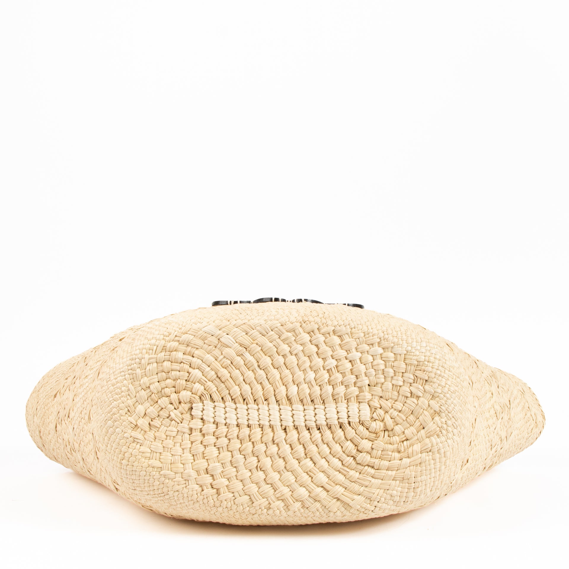 Loewe Iraca Palm/Calfskin Medium Anagram Basket Bag