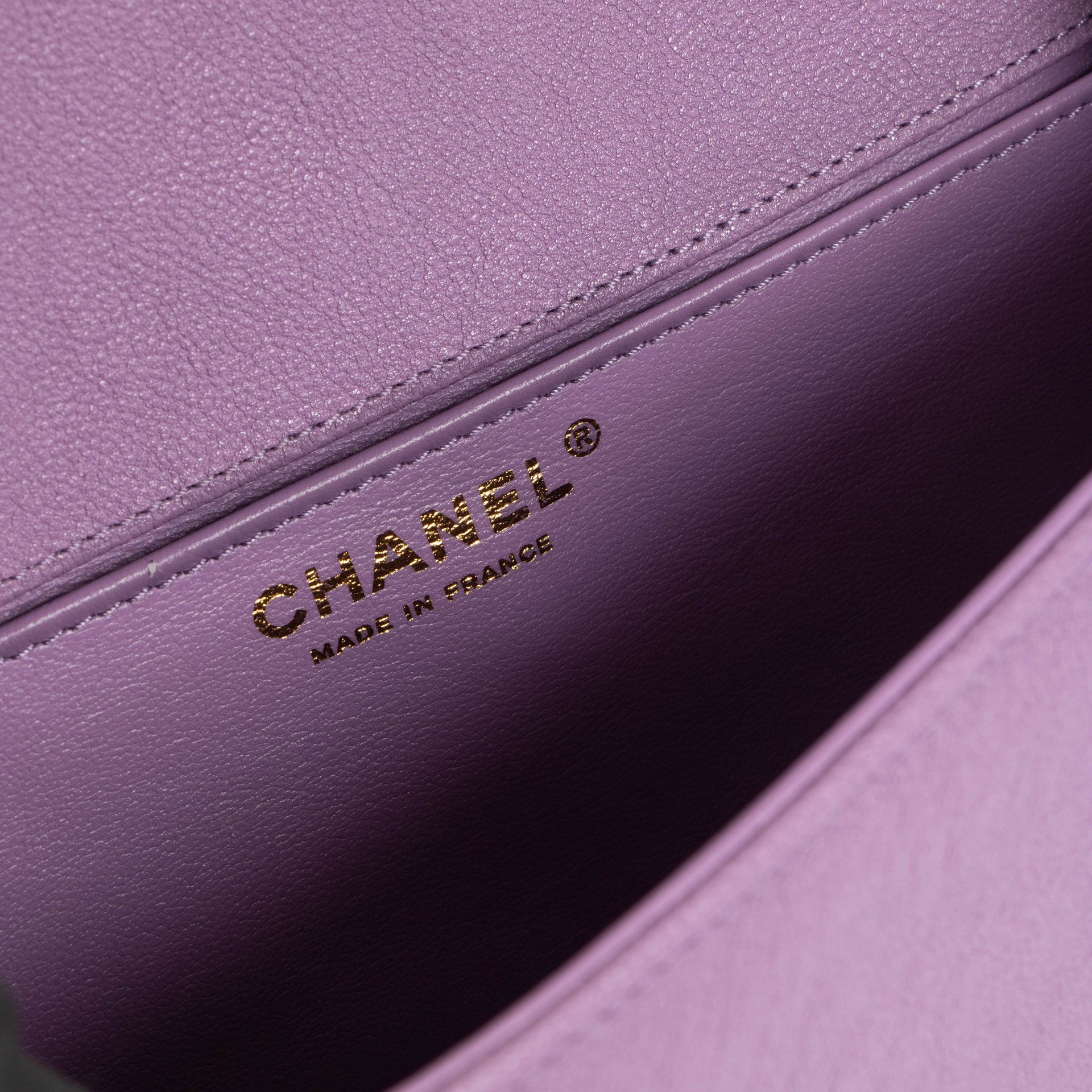 Shop this 100% authentic Chanel Boy Medium Purple Caviar Bag at Labellov.com