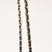 Shop this authentic Chanel Black Quilted Lambskin CC In Love Heart Clutch With Chain pre-loved on labellov.com