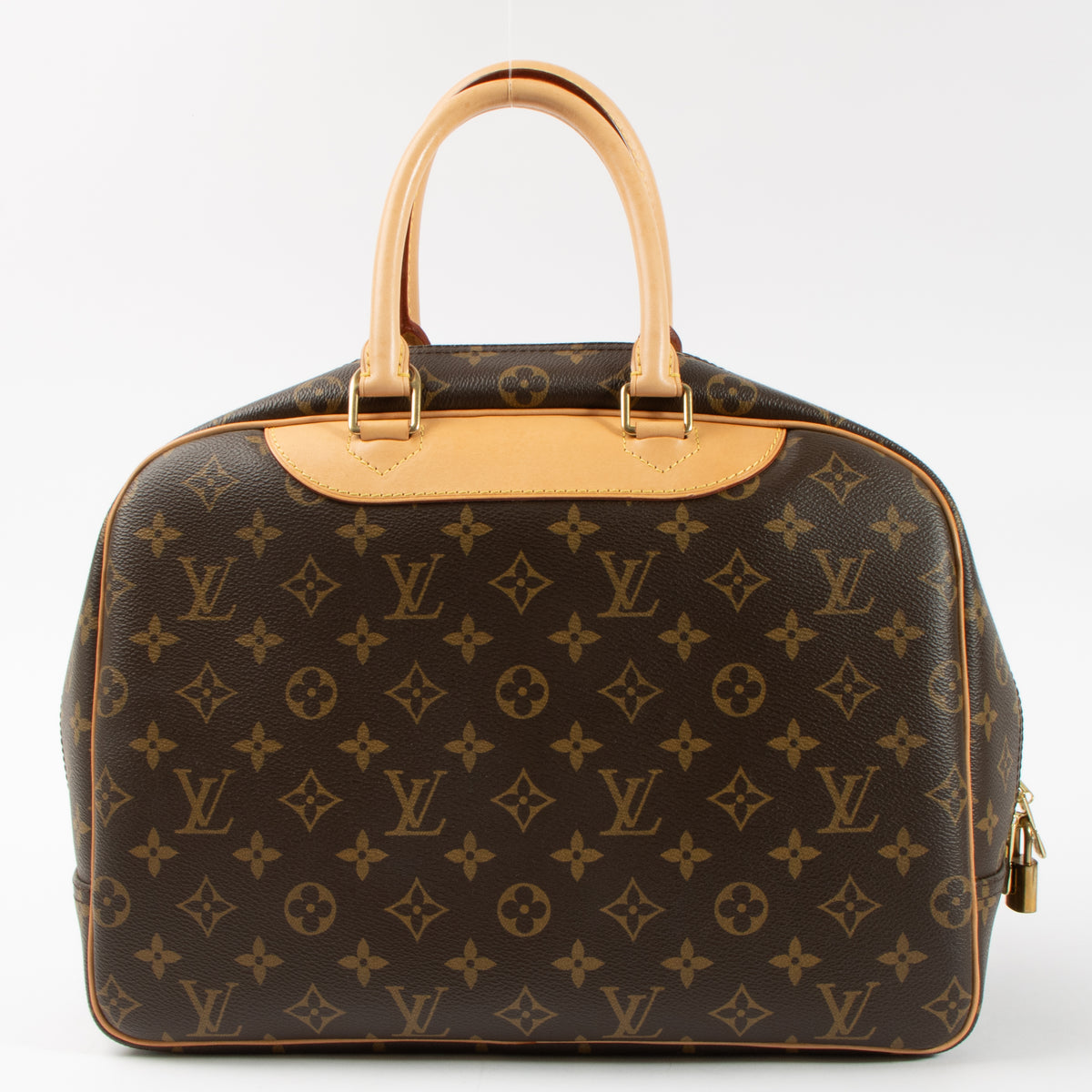 Shop this authentic Louis Vuitton Monogram Deauville Top Handle Bag pre-loved on Labellov.com