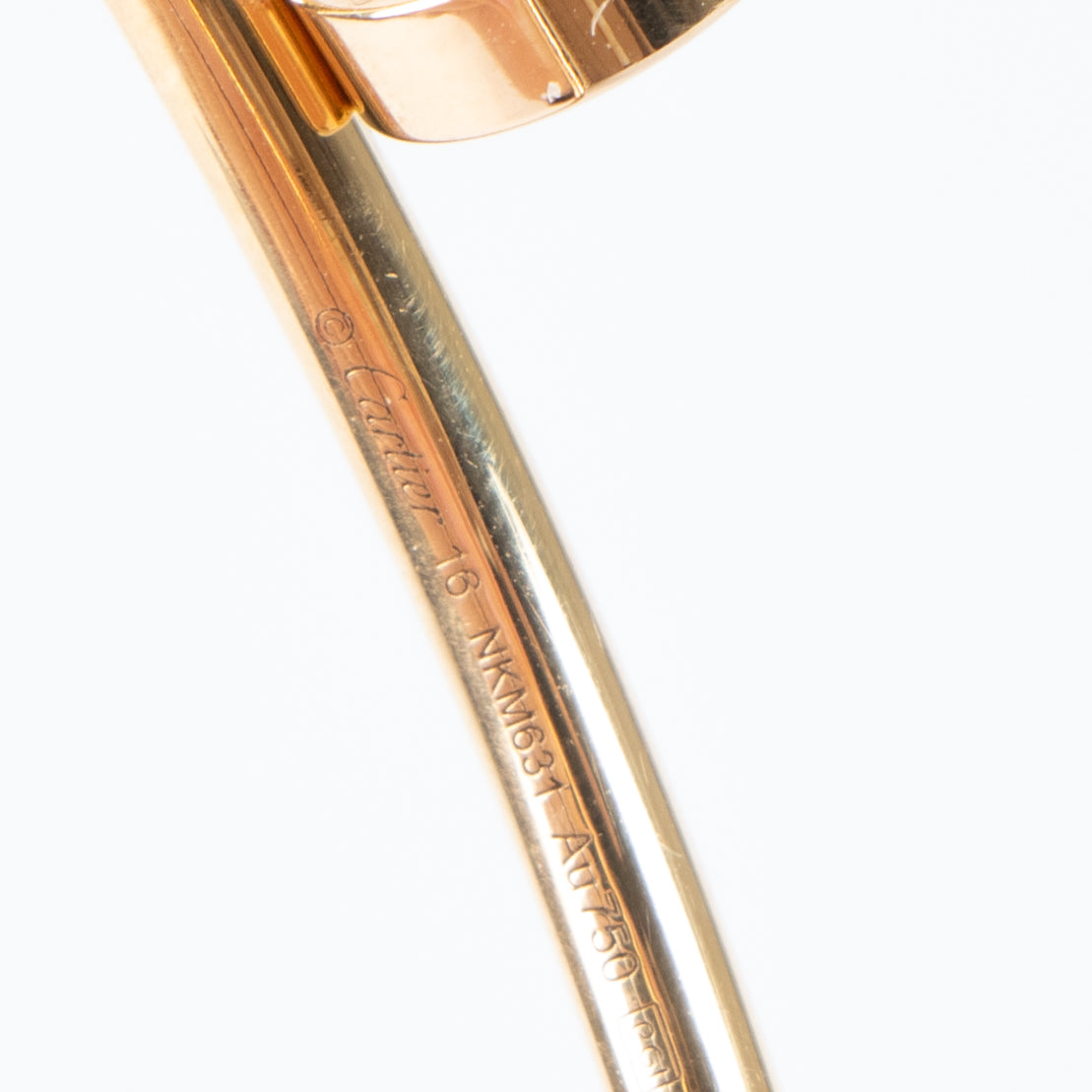 Shop this authentic luxury Cartier Rose Gold Juste un Clou Small Bracelet Pre-Loved on Labellov.com