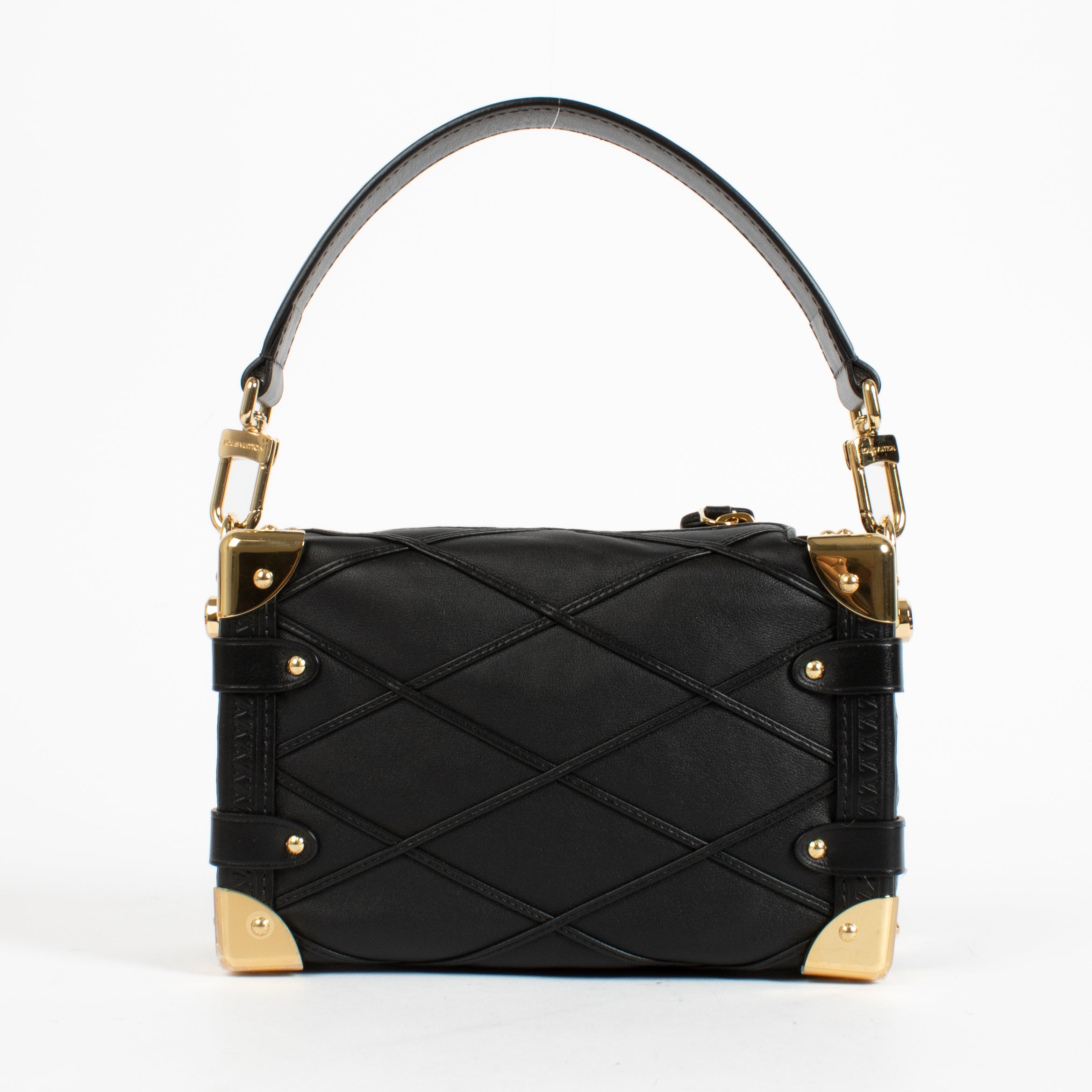 Louis Vuitton Black Malletage Side Trunk PM – Labellov