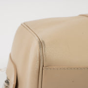 Shop this authentic Delvaux Sand Allure Louise Boston Bag pre-loved on Labellov.com