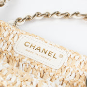 Shop this authentic luxury Chanel 24M Coco Beach Beige Raffia Small Shopping Bag pre-loved by Labellov.com