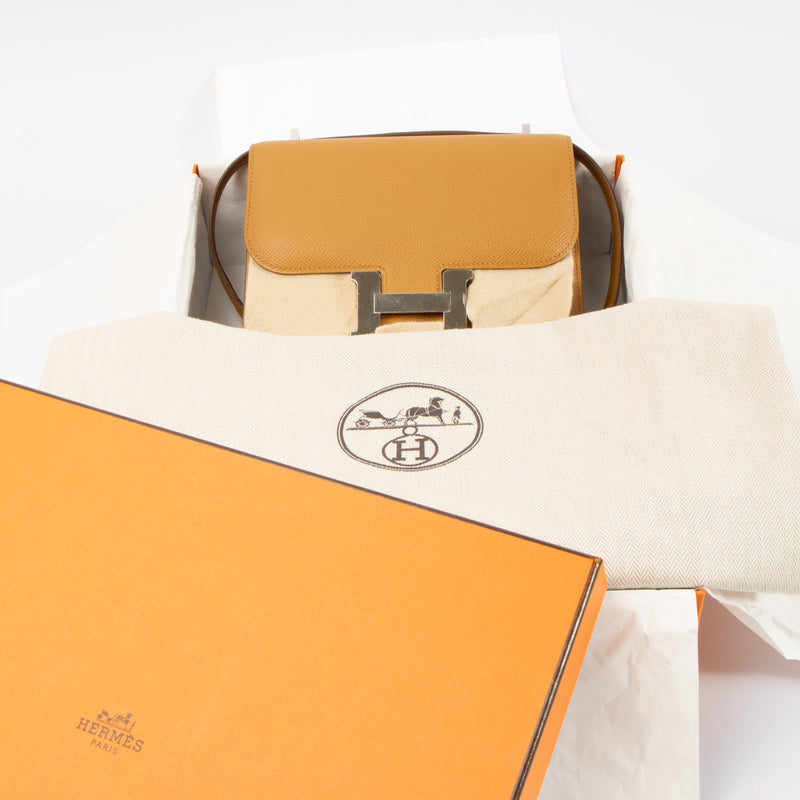 Shop this authentic Hermès Constance Mini Sesame Epsom PHW pre-loved on Labellov.com
