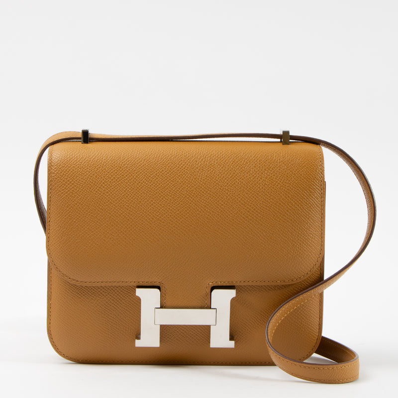 Shop this authentic Hermès Constance Mini Sesame Epsom PHW pre-loved on Labellov.com