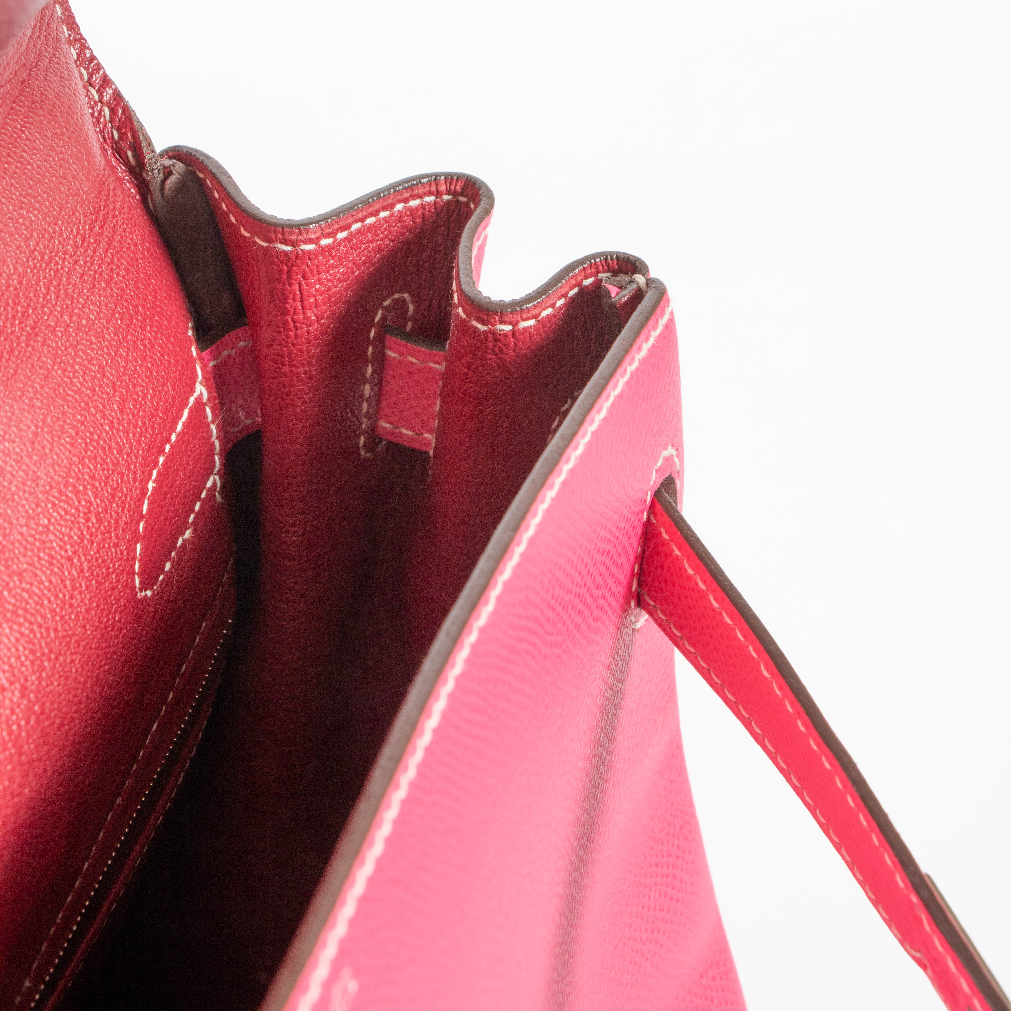 Hermès Kelly 32 Candy Collection Rose Tyrien/Rubis Epsom PHW