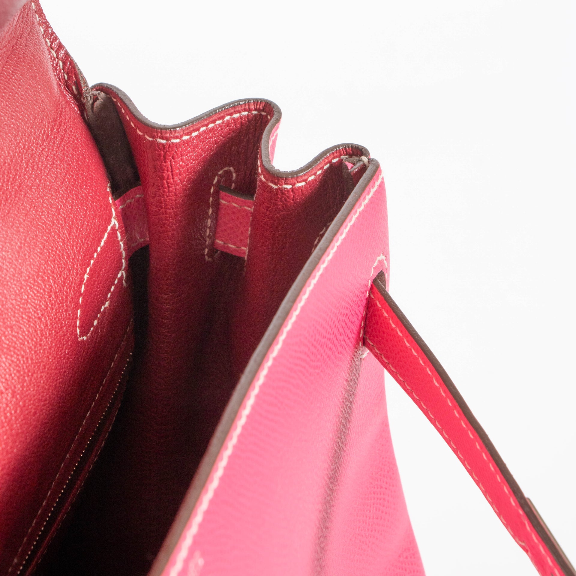 Hermès Kelly 32 Candy Collection Rose Tyrien/Rubis Epsom PHW