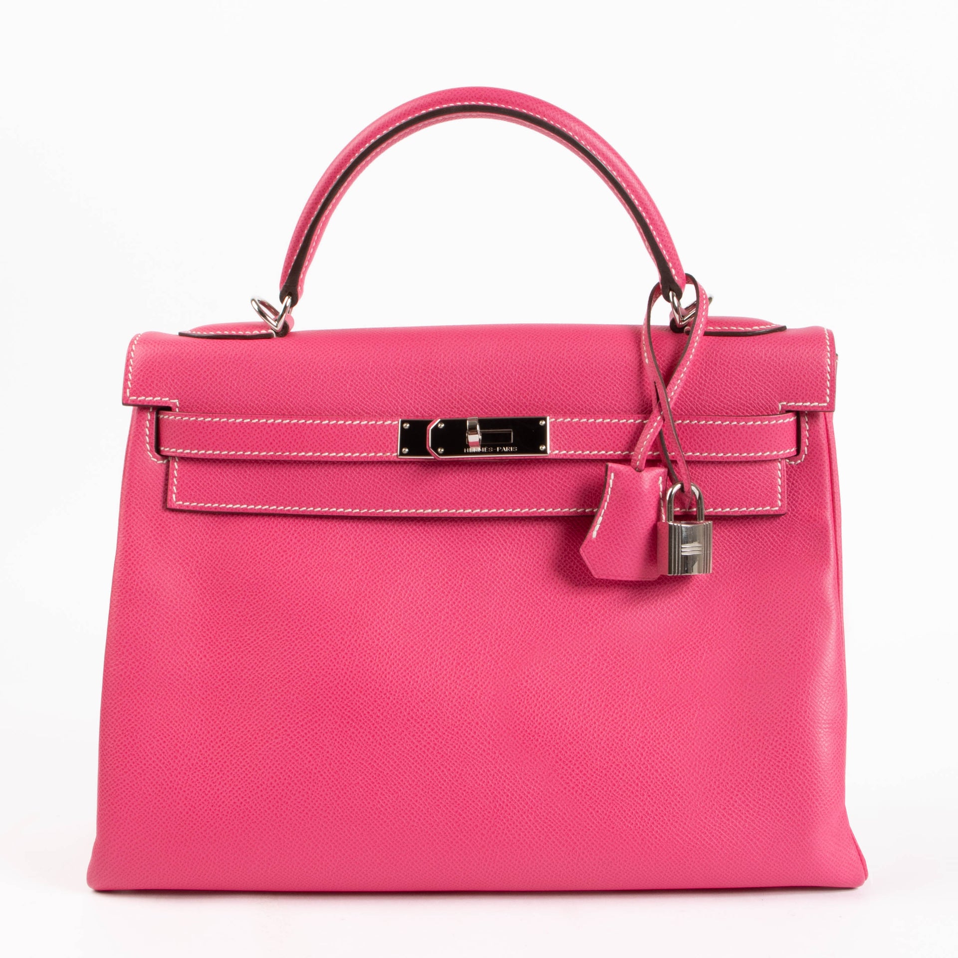 Hermès Kelly 32 Candy Collection Rose Tyrien/Rubis Epsom PHW