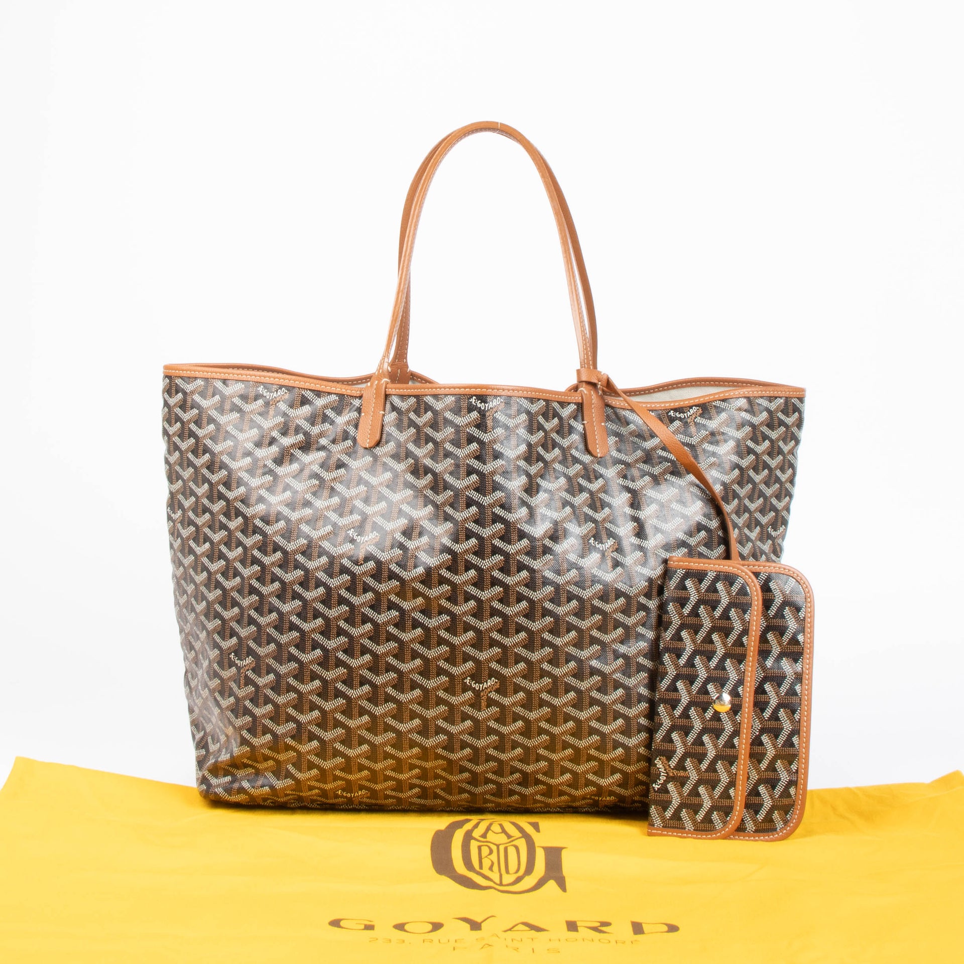 Goyard Black Saint Louis GM Tote Bag