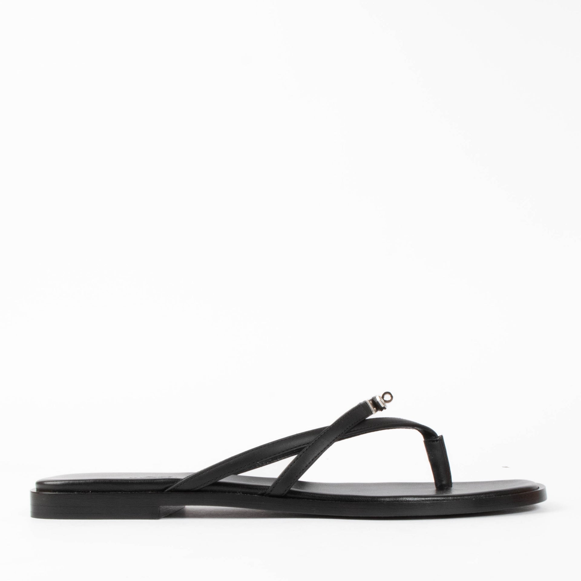 Hermès Black Miss Sandals Size 39