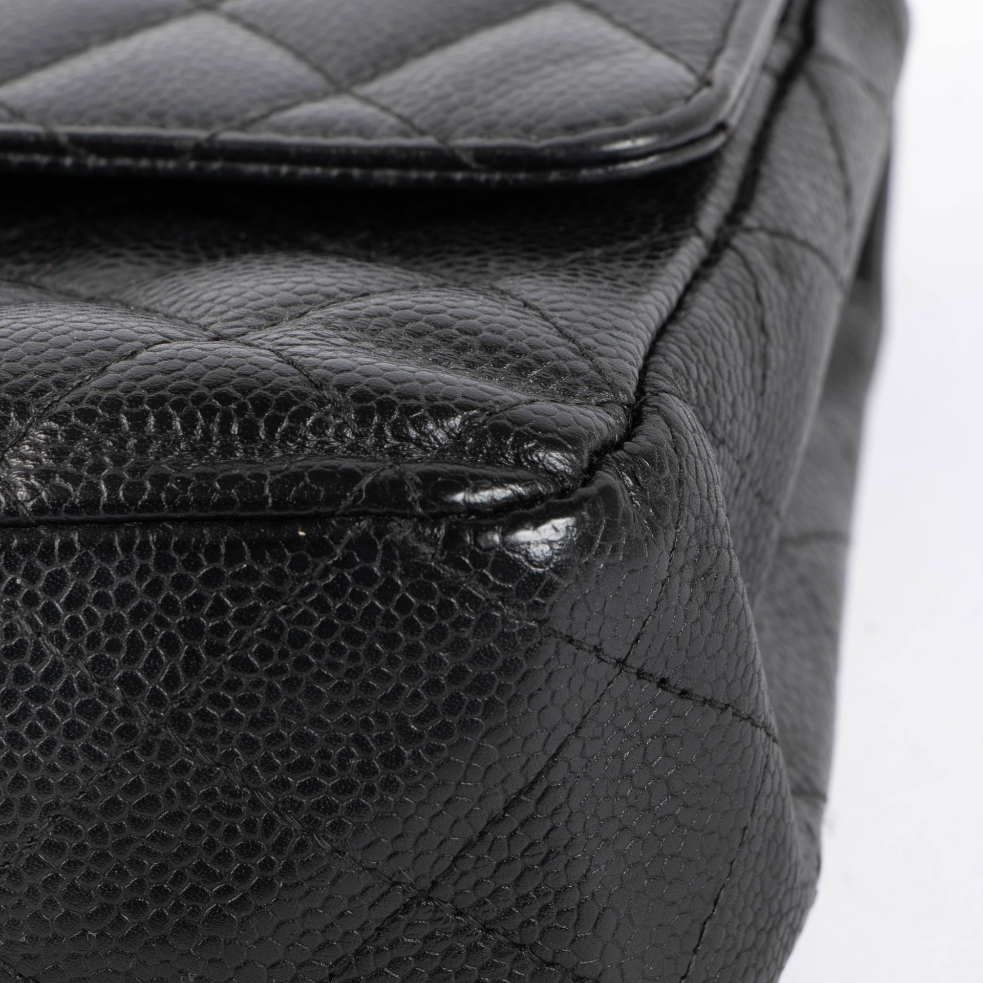 Chanel Black Caviar Medium Classic 11.12 Handbag