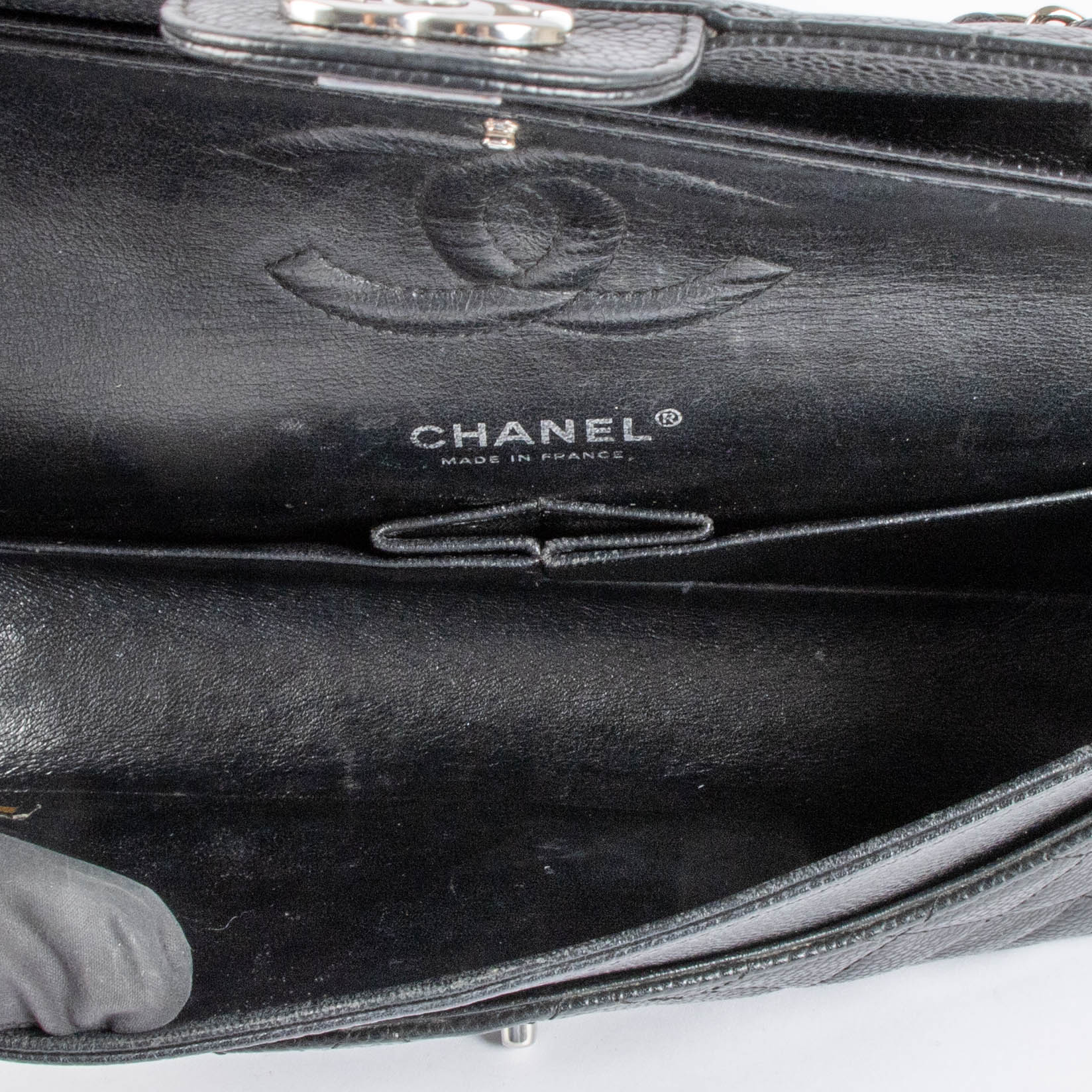 Chanel Black Caviar Medium Classic 11.12 Handbag