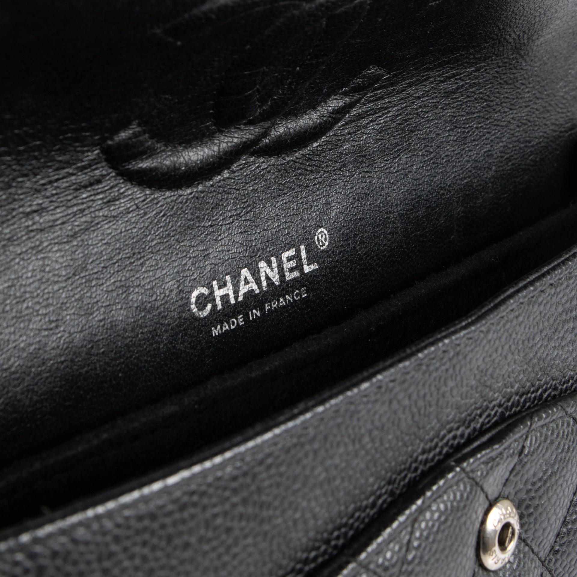 Chanel Black Caviar Medium Classic 11.12 Handbag