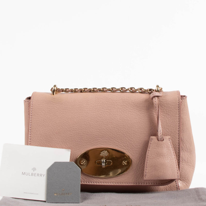 Mulberry Blush Goatskin Lilly Bag
