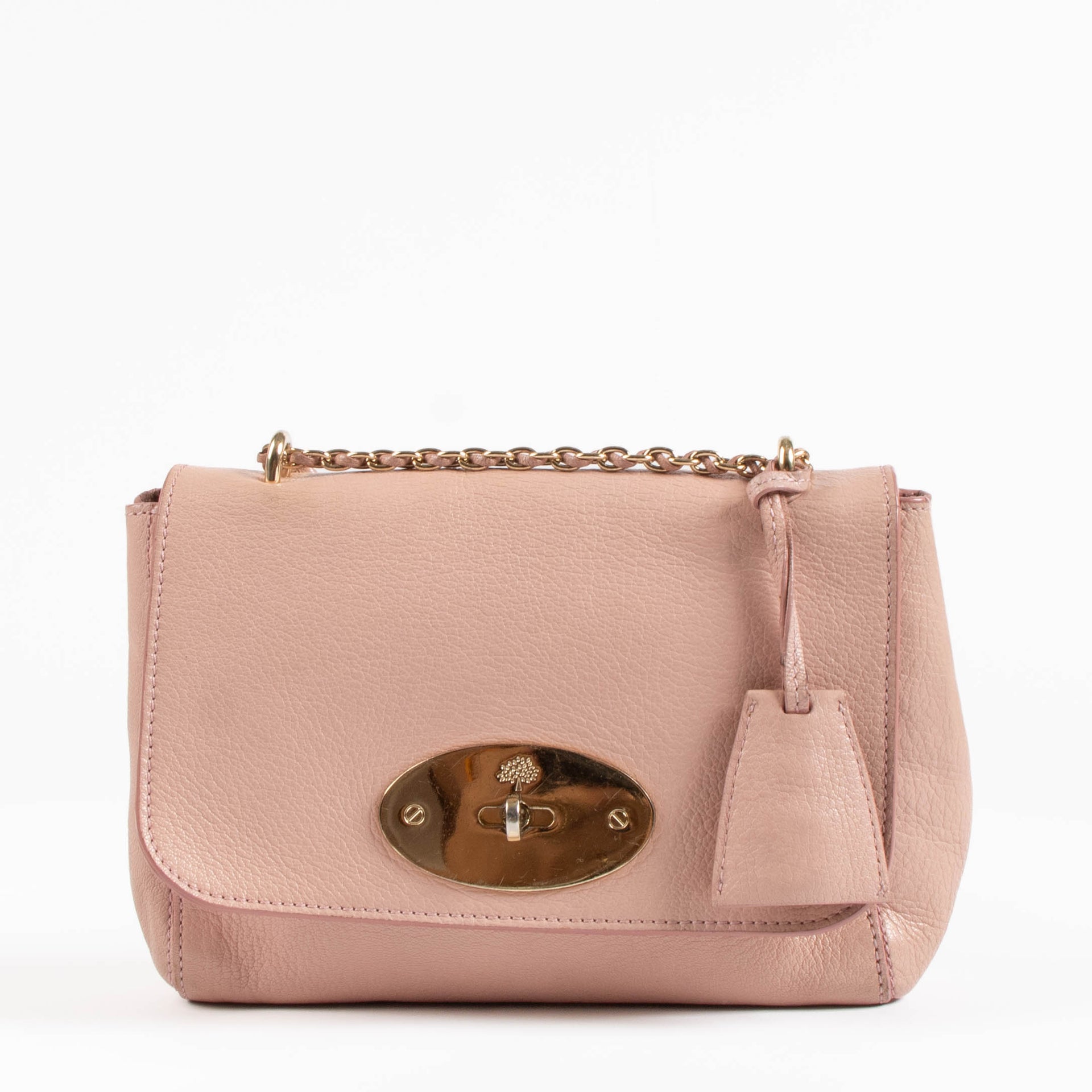 Mulberry Blush Goatskin Lilly Bag