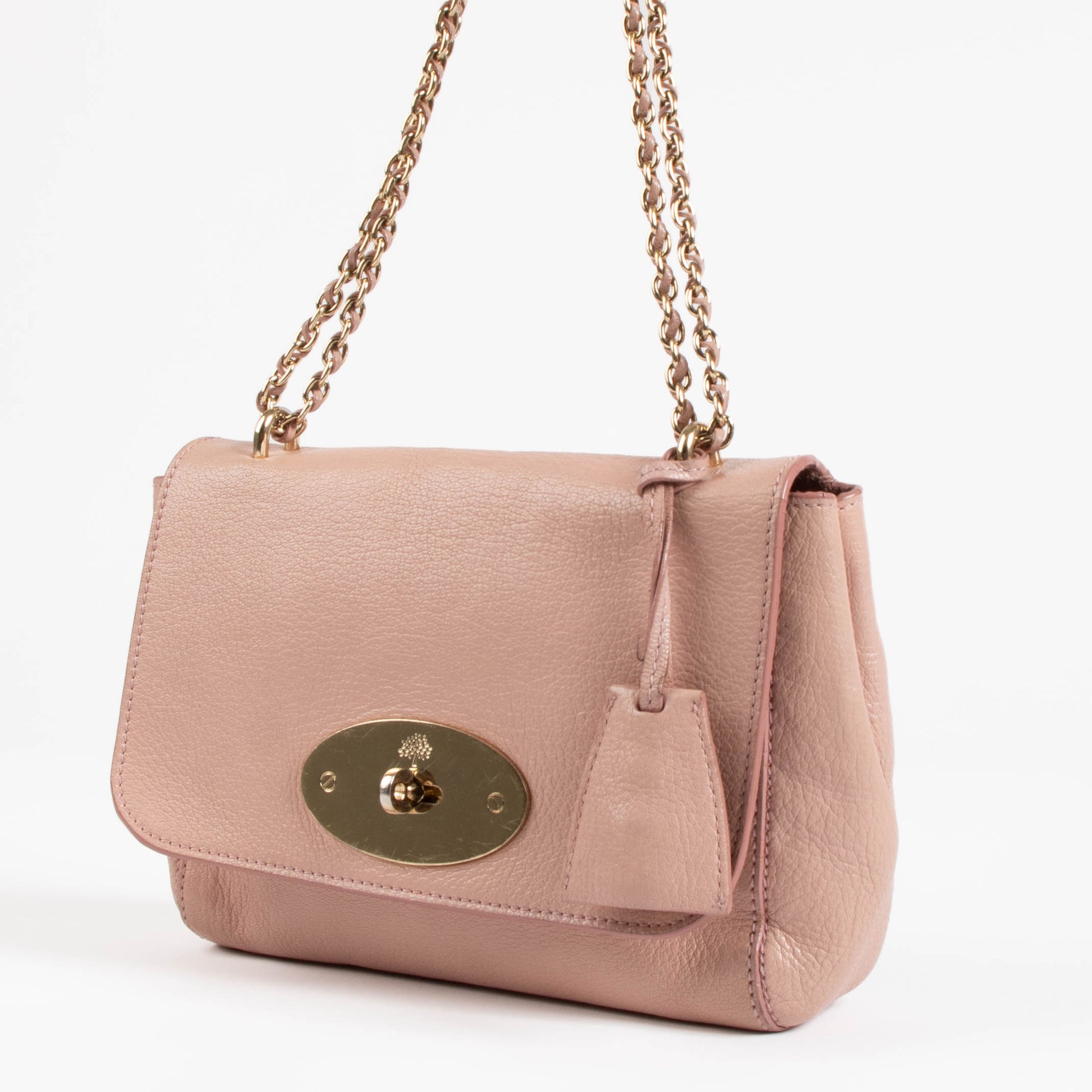 Mulberry Blush Goatskin Lilly Bag