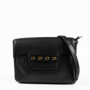 Shop the authentic Delvaux Vintage Black Leather Frimaire Crossbody Bag second hand on Labellov.com