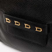 Shop the authentic Delvaux Vintage Black Leather Frimaire Crossbody Bag second hand on Labellov.com