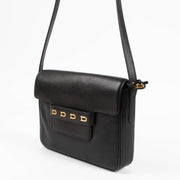 Shop the authentic Delvaux Vintage Black Leather Frimaire Crossbody Bag second hand on Labellov.com