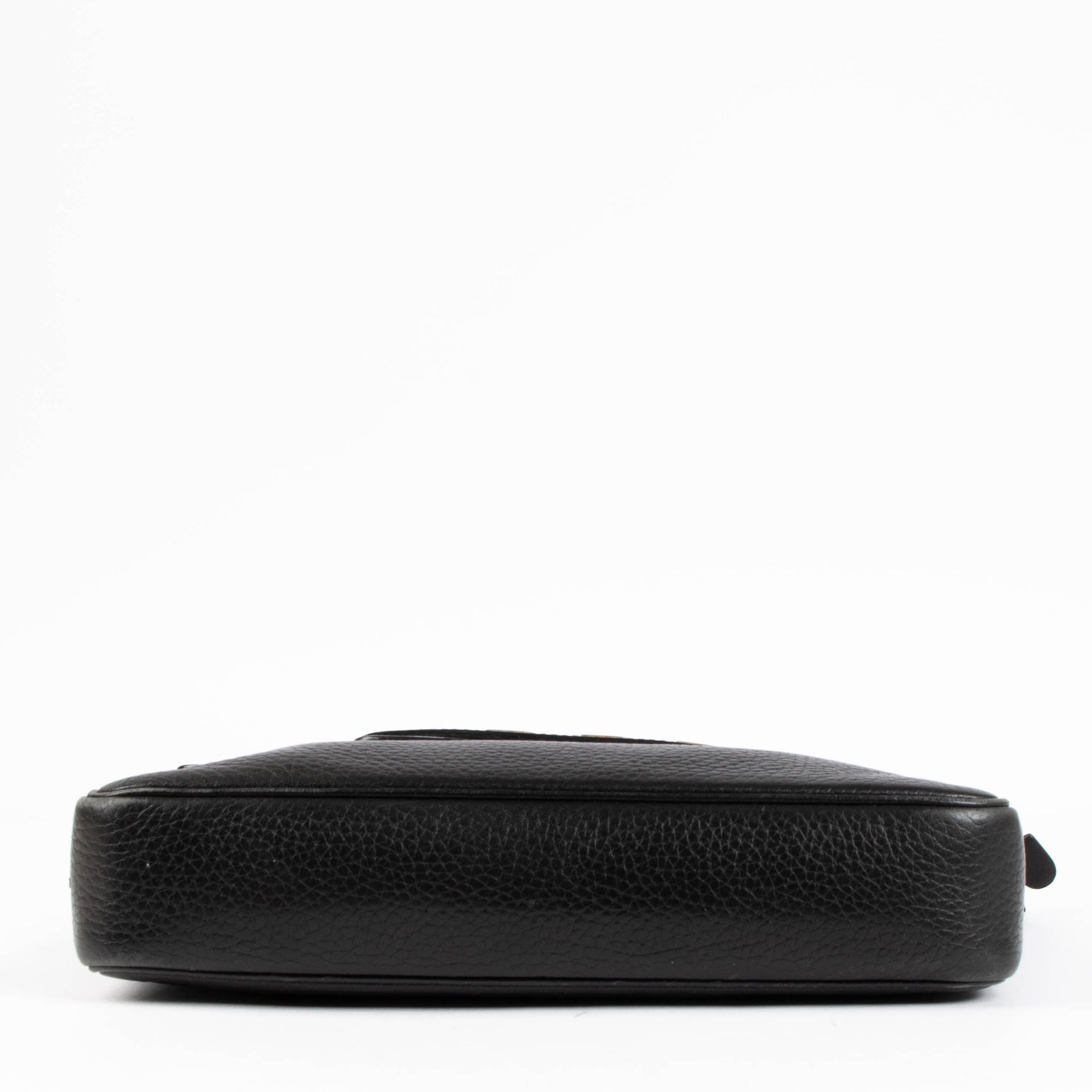 Shop the authentic Delvaux Vintage Black Leather Frimaire Crossbody Bag second hand on Labellov.com