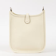 Shop this authentic luxury Hermès Evelyne 16 Cream Clemence PHW Pre-Loved on Labellov.com