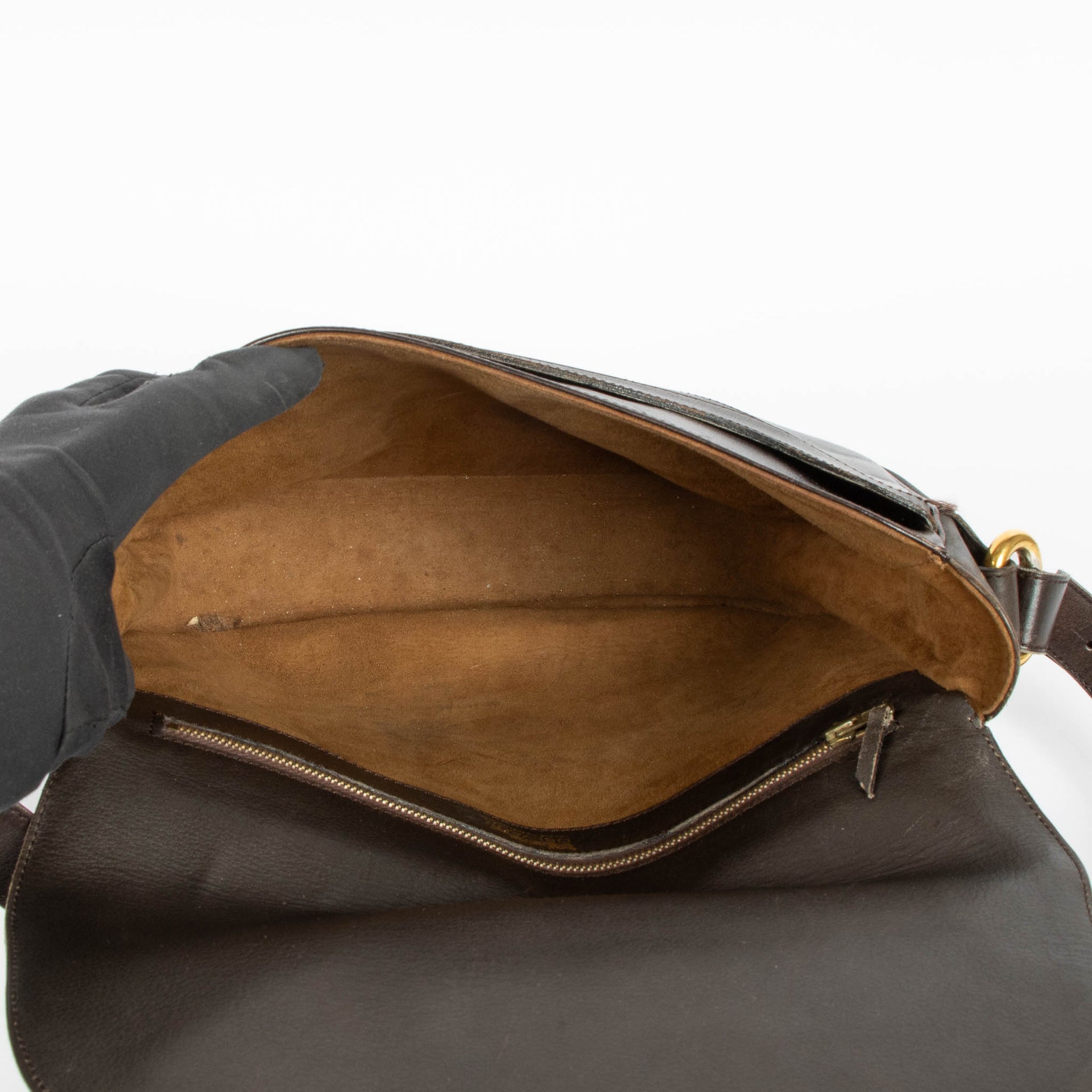 Shop the authentic Delvaux Brown Vintage Crossbody Bag second hand on Labellov.com