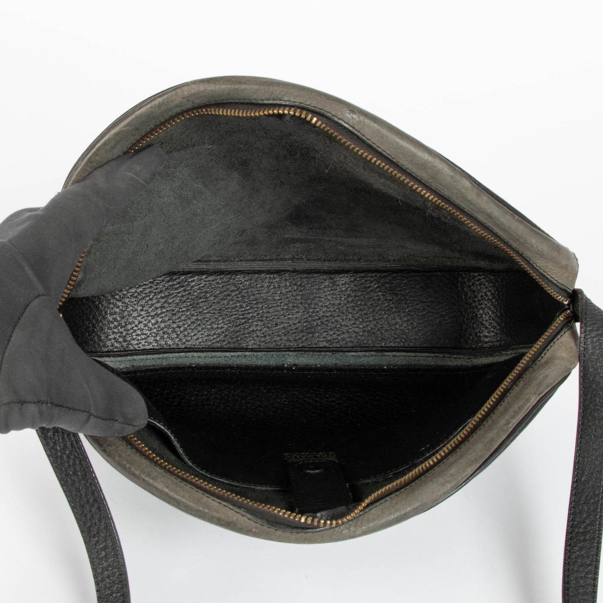 Shop the authentic Delvaux Grey Crossbody Bag second hand on Labellov.com