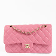 Shop the authentic Chanel Pink Caviar Medium Classic Flap Bag on Labellov.com !