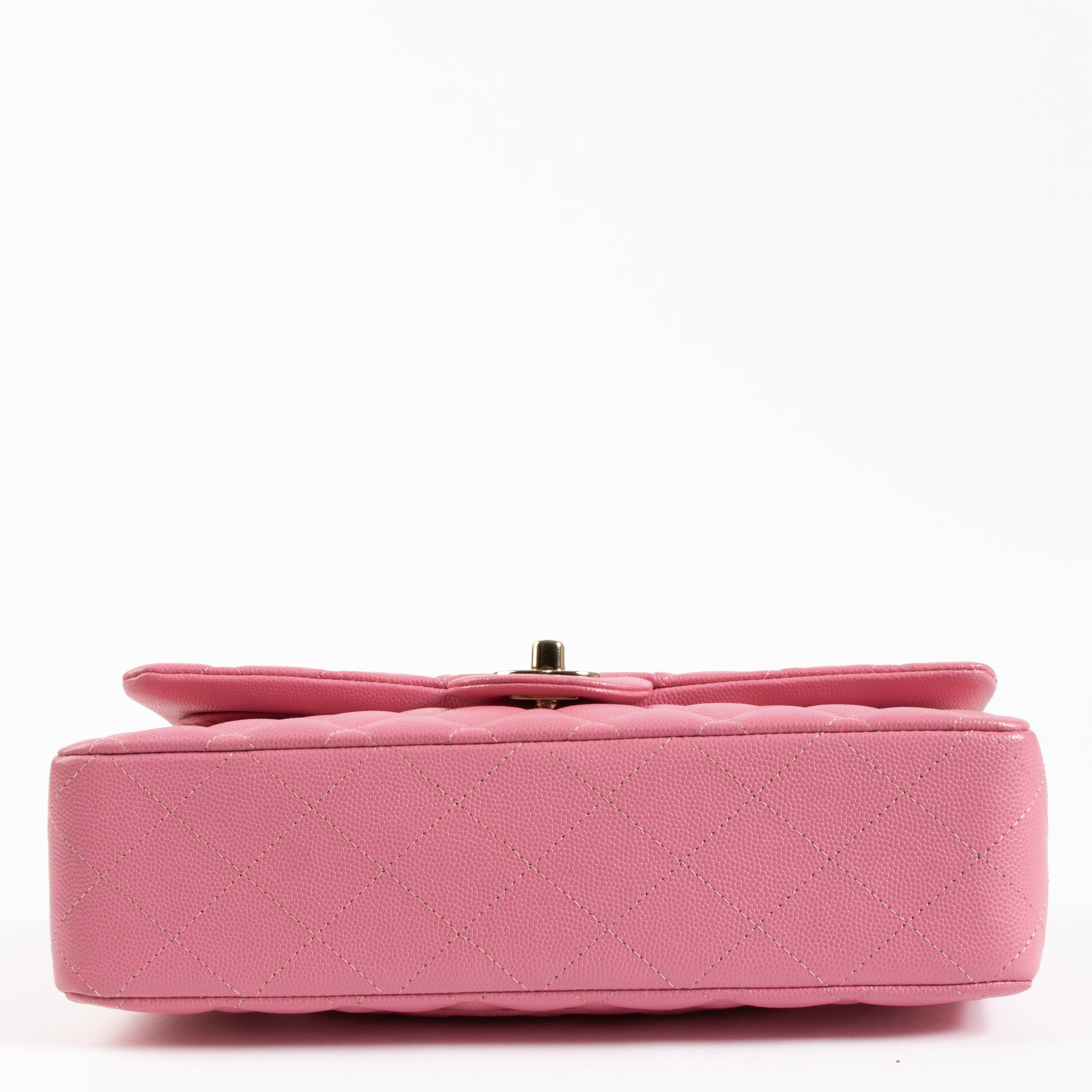 Shop the authentic Chanel Pink Caviar Medium Classic Flap Bag on Labellov.com !