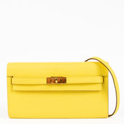 Shop the authentic Hermès Kelly To Go Jaune de Naples Chèvre Mysore on Labellov.com !