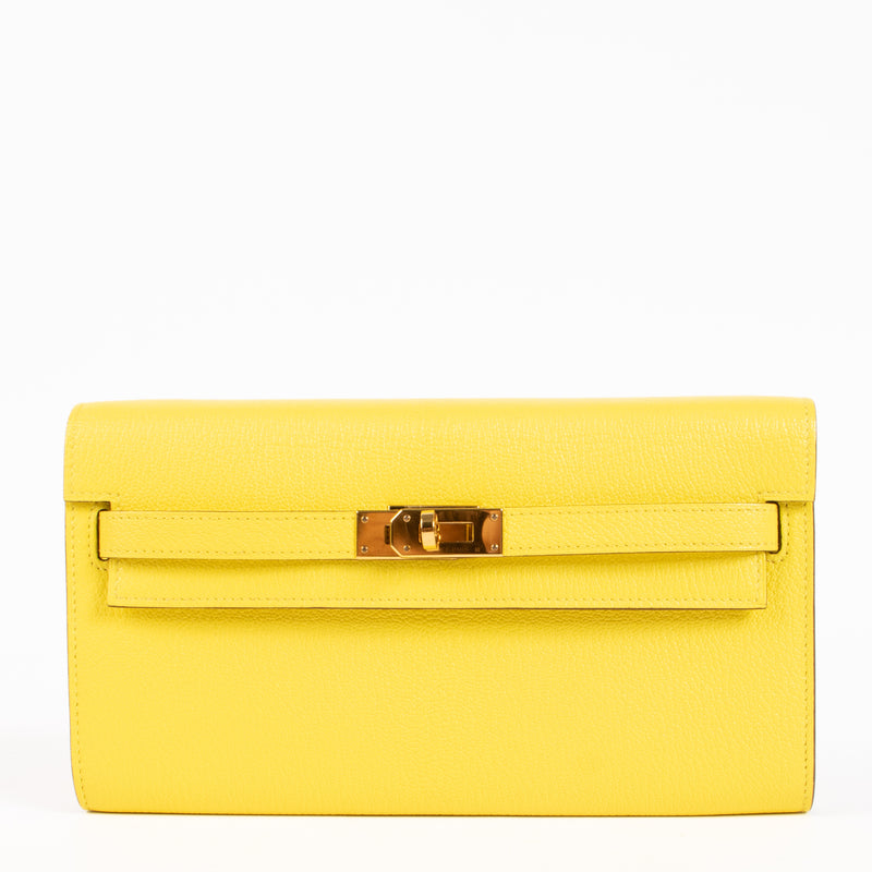 Shop the authentic Hermès Kelly To Go Jaune de Naples Chèvre Mysore on Labellov.com !