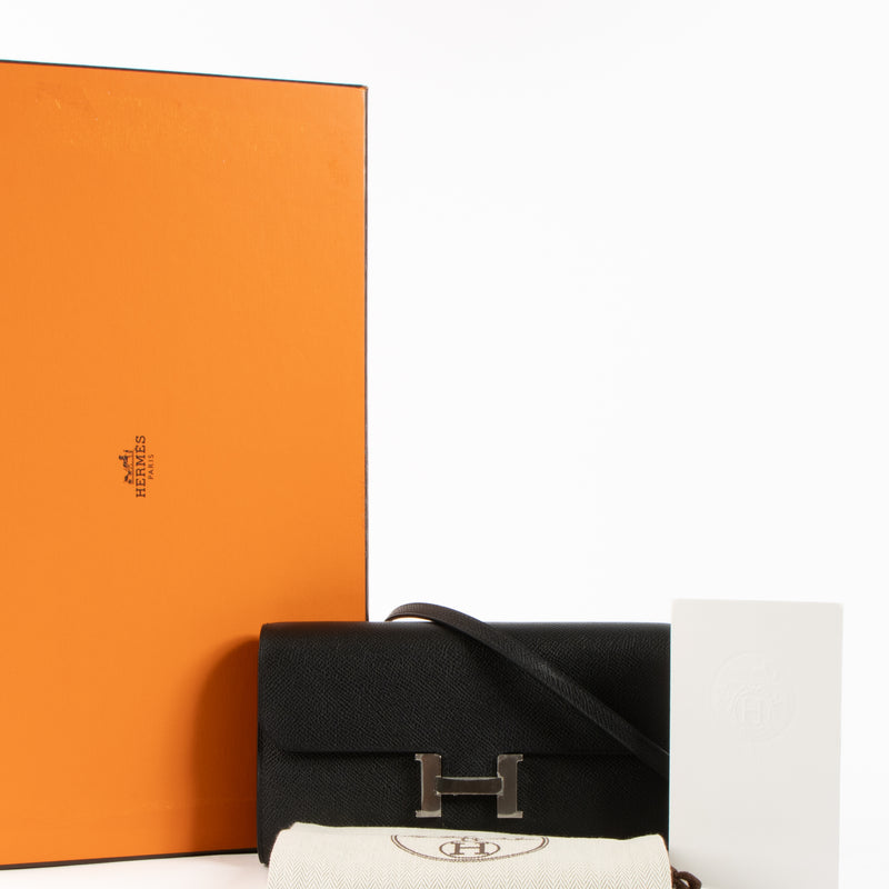 Shop the authentic Hermès Constance To Go Black Epsom PHW second hand on Labellov.com!