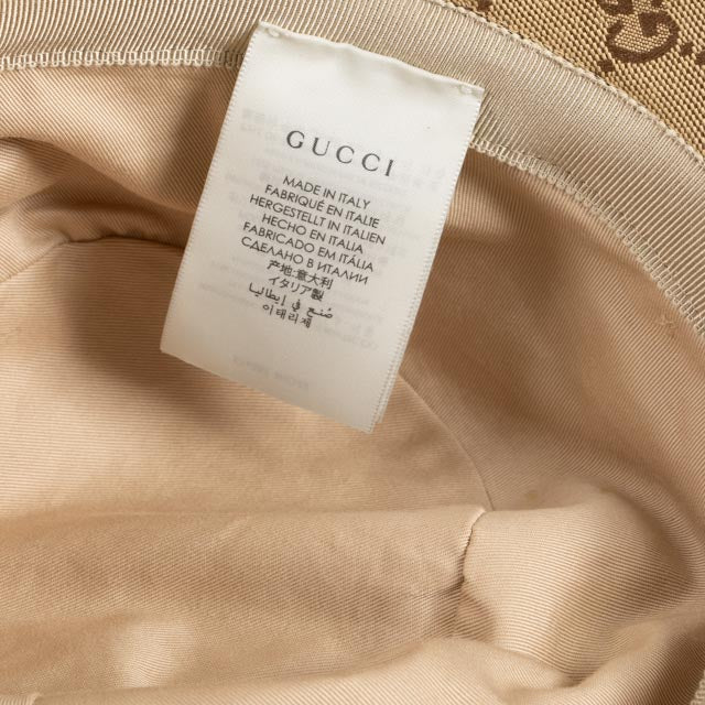 Gucci GG Canvas Bucket Hat - Size M