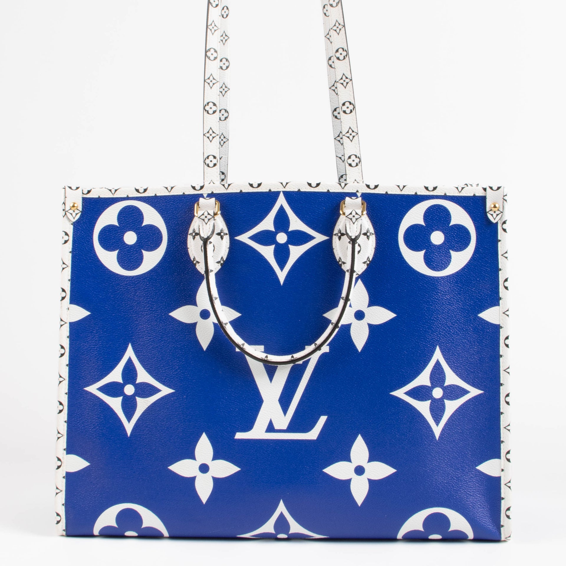 Louis Vuitton Blue On The Go GM Knokke By The Pool Bag