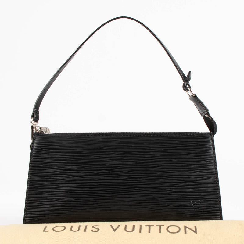 Louis Vuitton Black Epi Pochette Accessoire Bag