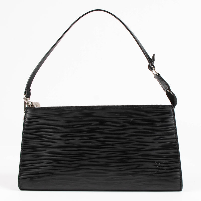 Louis Vuitton Black Epi Pochette Accessoire Bag