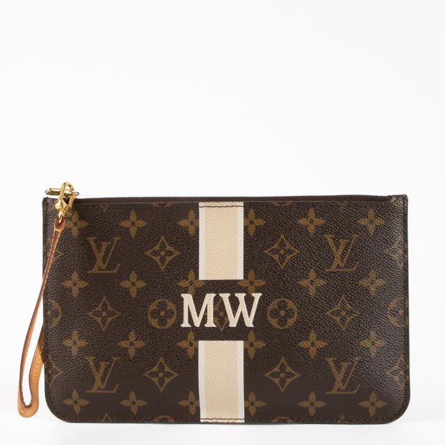 Louis Vuitton Monogram Canvas Neverfull Clutch