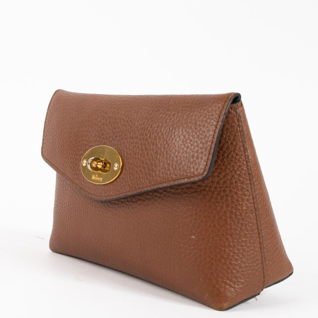 Mulberry Oak Classic Small Grain Darley Cosmetic Pouch