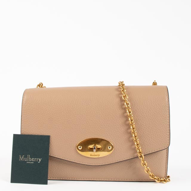 Mulberry Rosewater Classic Small Grain Small Darley Bag