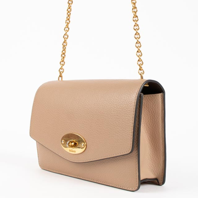 Mulberry Rosewater Classic Small Grain Small Darley Bag
