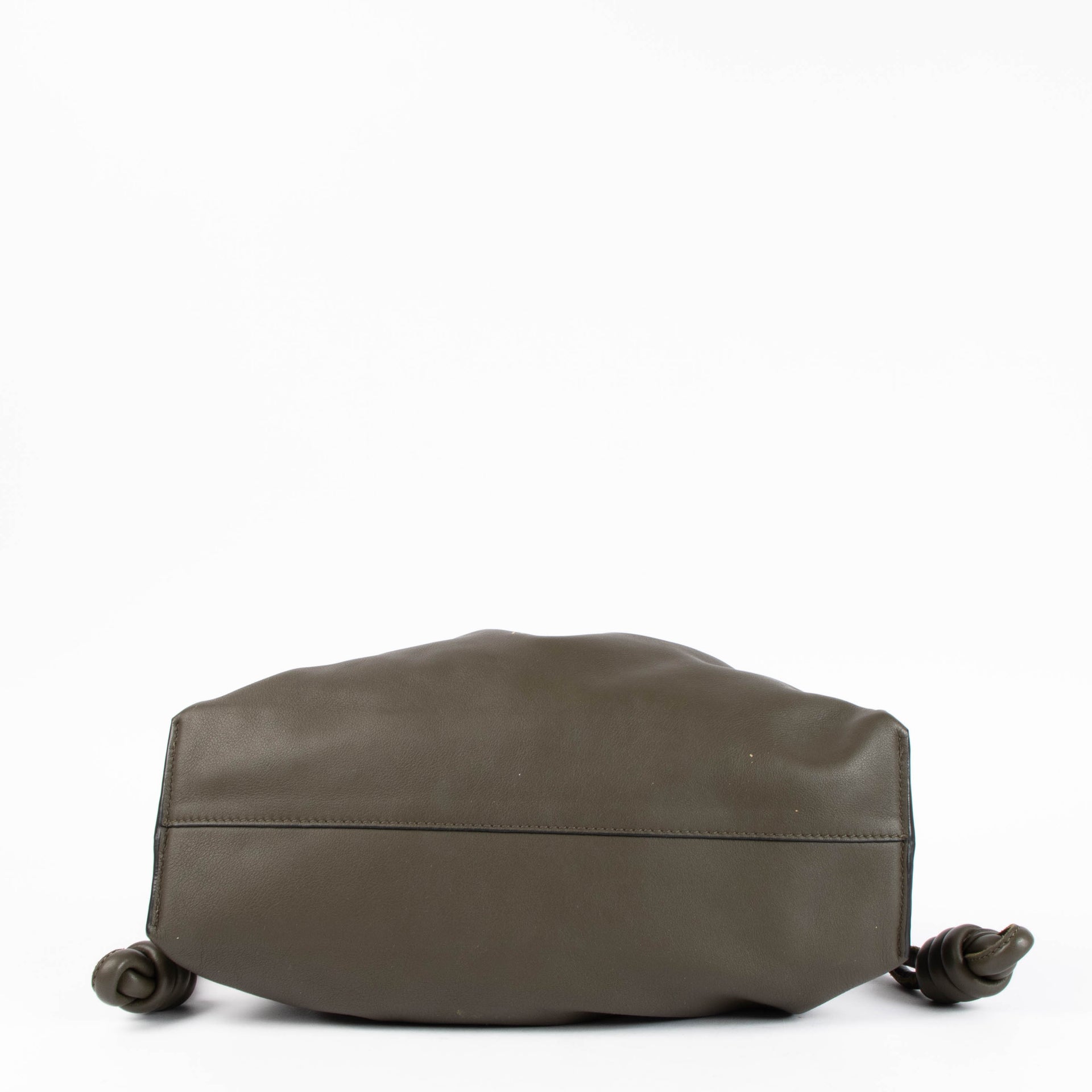 Loewe Dark Khaki Nappa Calfskin Flamenco Mini clutch