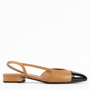 Shop the authentic Chanel Brown/Black Crocodile Embossed Flat on Labellov.com !