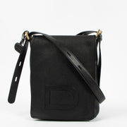 Shop the authentic Delvaux Black Louise Baudrier Crossbody Bag second hand on Labellov.com!